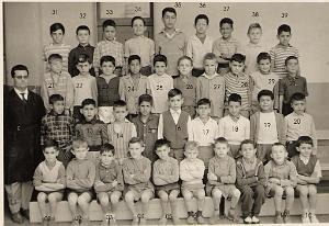 ECOLE GAMBETTA GARCONS 1961 CM1 M. MALLARET